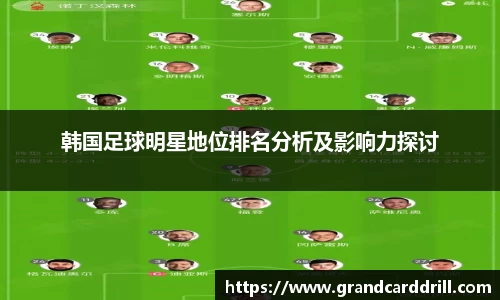 韩国足球明星地位排名分析及影响力探讨